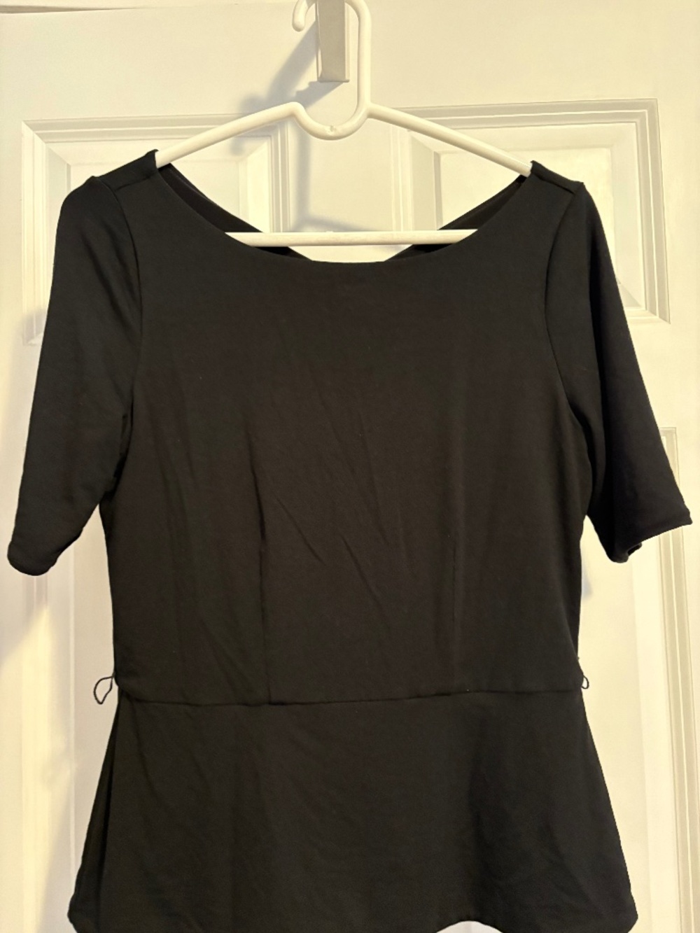 White House Black Market open back short sleeve tee